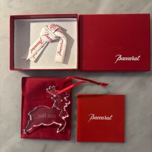 Baccarat Christmas Annual Ornament 2001